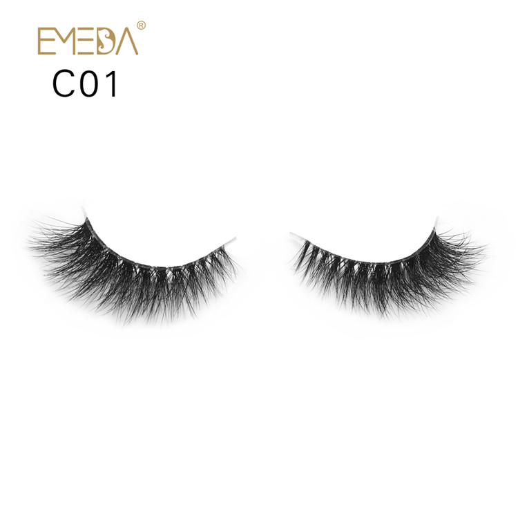 Wholesale Tiny 3d Natural Mink Eyelashes Y-55